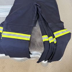 Flame Resistant (FR) Work Pant With Reflective  Stripe