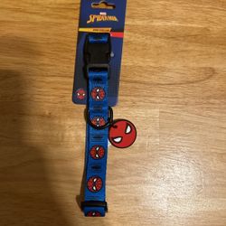 New Size Medium Spider-Man Dog Collar 