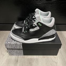 Jordan 3 Retro 'Green Glow'