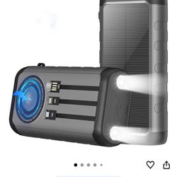 Solar Charger, 59800mAh Portable Power Bank