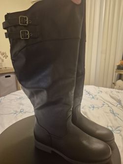 Black Calf Riding Boots