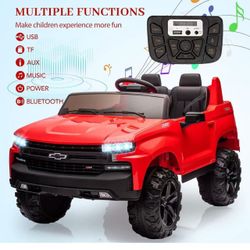 24V 2-Seater Truck Licensed Chevrolet Silverado 