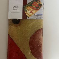 New, Large Yard Flag Scarecrow For Fall.  $10