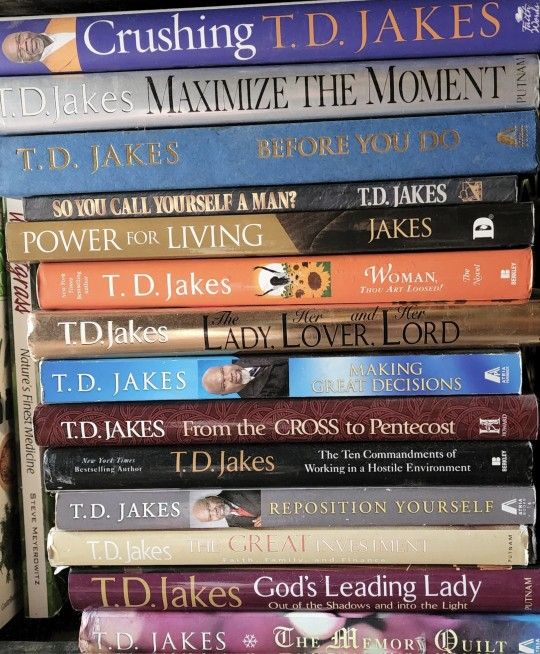 T.D. Jakes Books, $7 Each