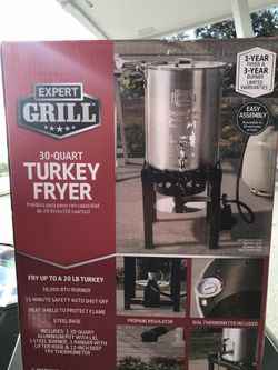 BRAND NEW Expert Grill 30qt Turkey Fryer 