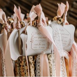 Party Wands Stick Streamers with Bells & Tags