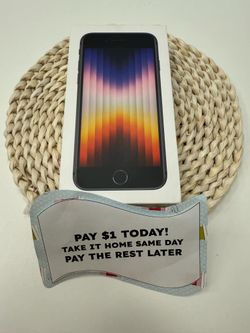 BRAND NEW  iPhone SE 3rd Gen 2022 📱💥 – Get Yours Today!! 🔥- $5 DOWN AVAILABLE 