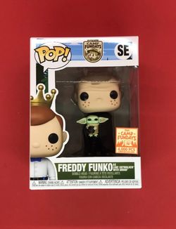 Funko Pop! - Freddy Funko as Luke Skywalker with Grogu /4000 Camp Fundays 2023
