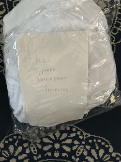 Full Mattress Cover Zipped Waterproof Protector $8