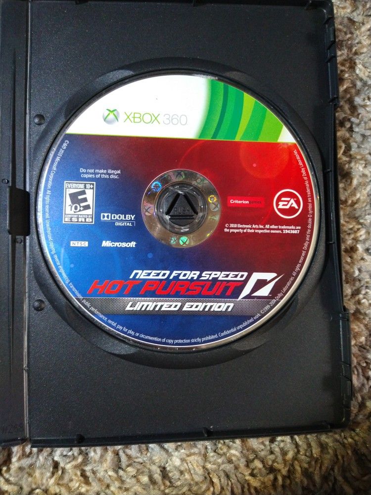 Need For Speed Hot Pursuit Xbox 360