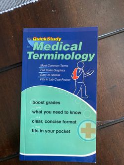 Medical terminology book