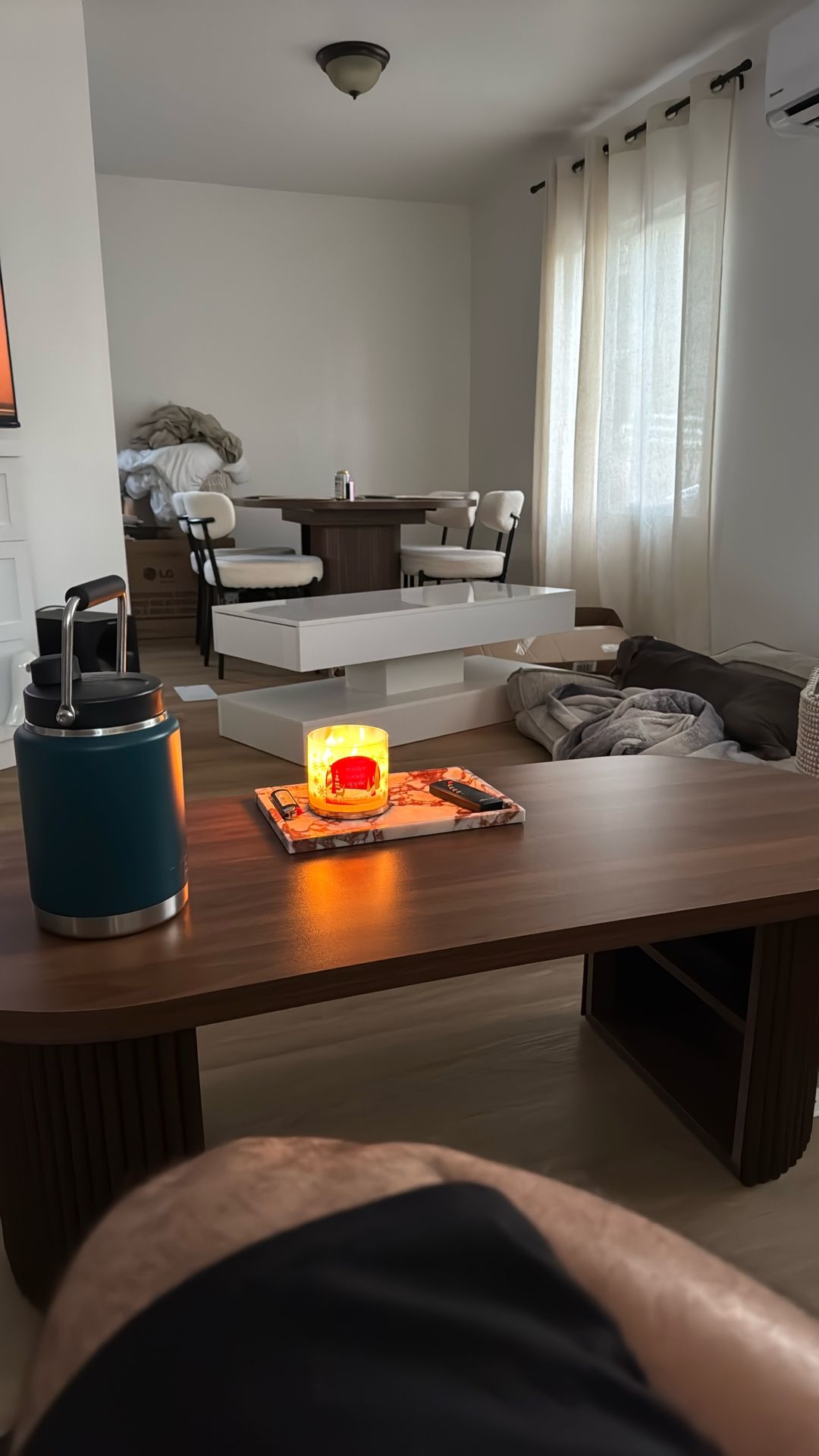 Cubicle and Coffee Table