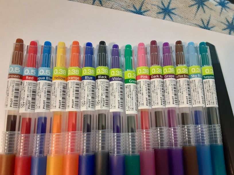 Pilot Juice Gel Pens .38 And .5 