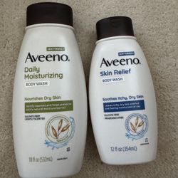 3 Available Aveeno Body Wash 12 Oz 