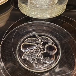 Vintage Imperial Salad Plate With Fruit Design 