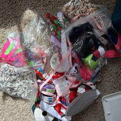 Hair Bow Supplies And Elastics