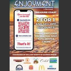 Enjoyment-Save Around Retail Price $35.00 Only $20.00 WOW - What a GREAT Deal - 1 coupon Pays Entire Book 