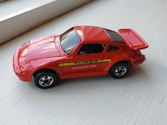 1989 Hot Wheels Red Porsche 930 Turbo Car - Malaysia 1/64 w/Tampos