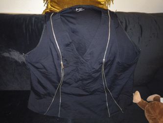 New Zip Up Blouse By Lane Bryant (26/28)