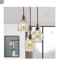 Black congac chandelier