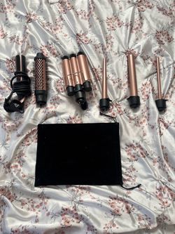 Hair curling set & travel bag