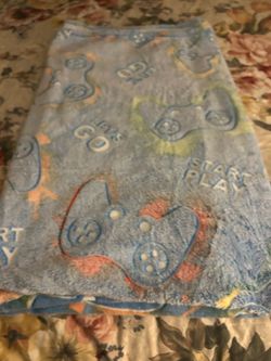 New Gaming Controller Print Fleece Blanket