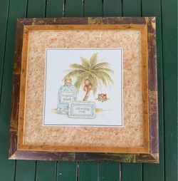 Framed Coastal Themed Art Print