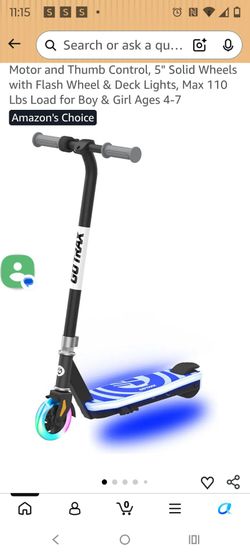 Go tracks electric scooter for kids