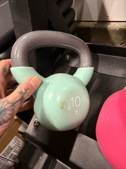 10 lb kettlebell soft rubber coating