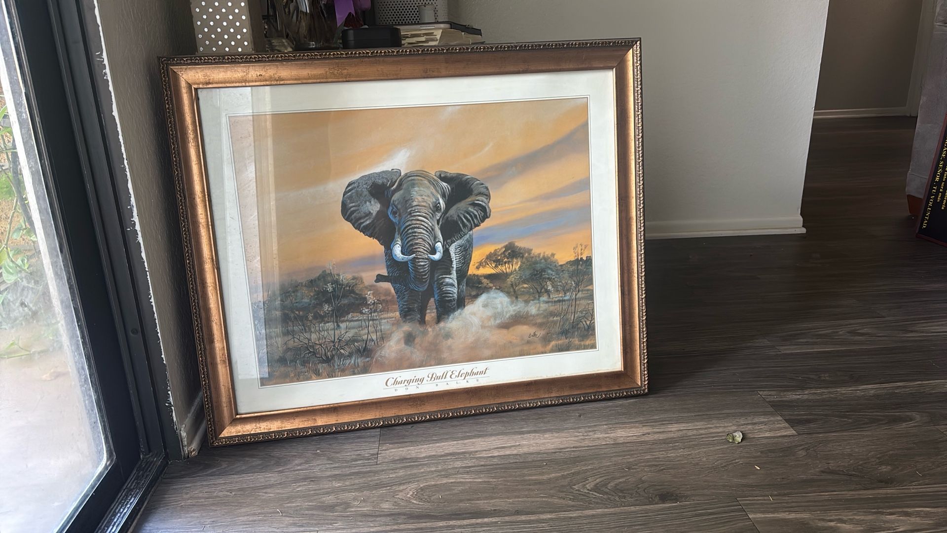Charging Bull Elephant Don Balke