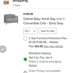 Oxford Baby Crib 4 In 1