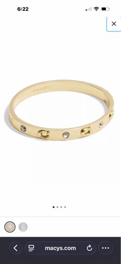 Coach Bangle Bracelet