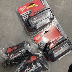 (4) M18 6.0 Batteries 