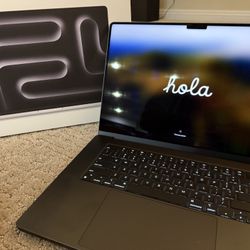 New Open Box Apple MacBook Pro Space Black 16” M3 MAX 36gb Ram 1TB SSD AppleCare Plus