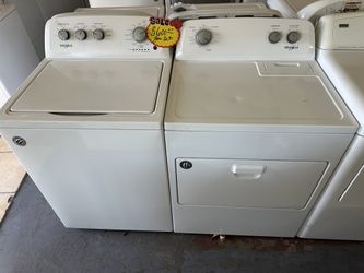 Whirpool Washer And GAS dryer Set 90 Day Warranty Free Delivery And Installation