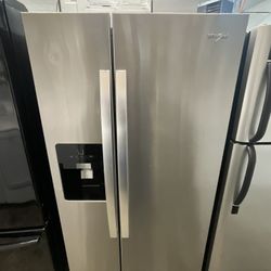 Whirlpool Side By Side Refrigerator 33inch Wide