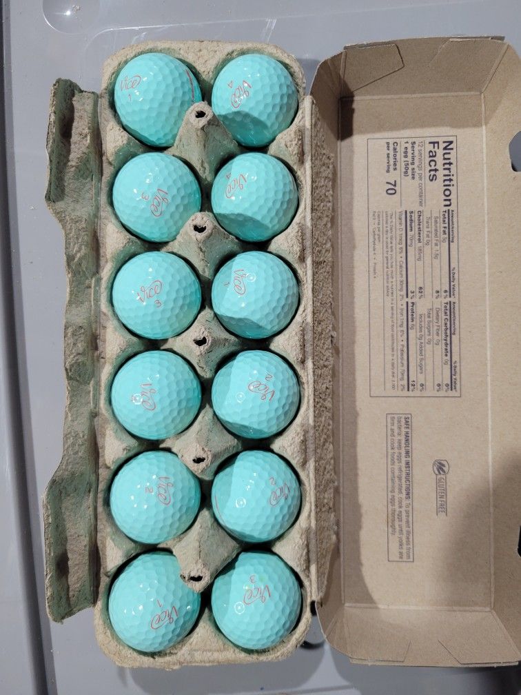 New Golf Balls Vice Mint Color