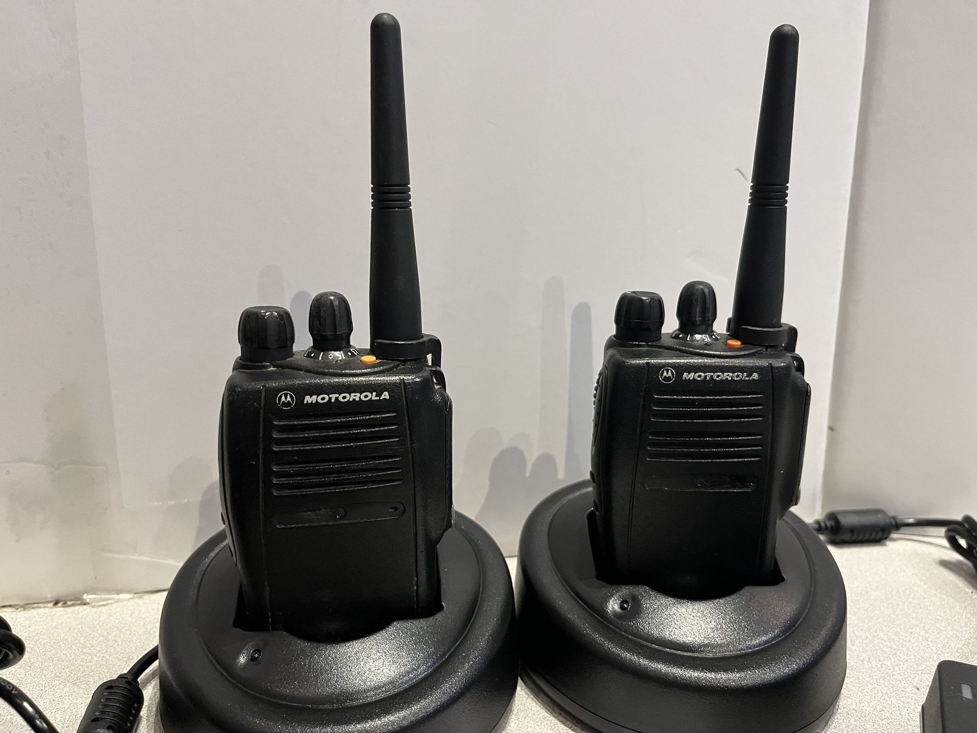 Lot of 2 MOTOROLA EX500 VHF 5W 16CH  Two Way Radio set