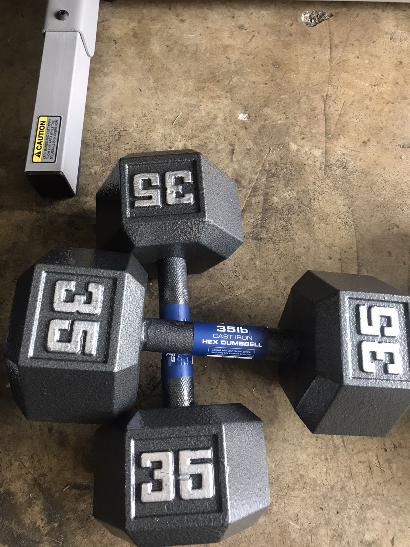 Brand new 35lbs dumbbells/weights