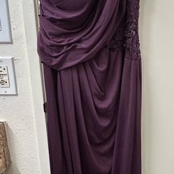 Purple Bridesmaid Dress