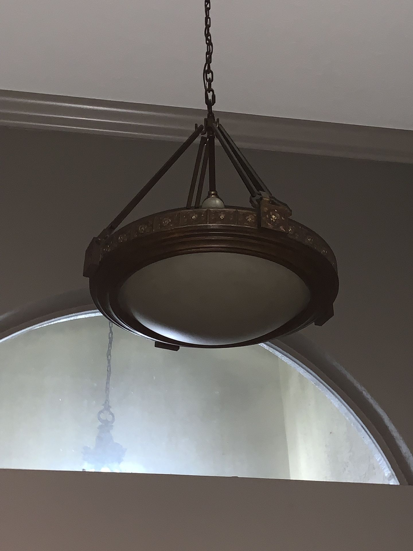 Miranda Feiss Industries designer Pasquale entrance chandelier