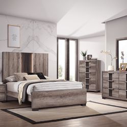 ‼️🚨 For A Limited Time Only 🚨‼️ 4 Pcs Queen Bedroom Set 