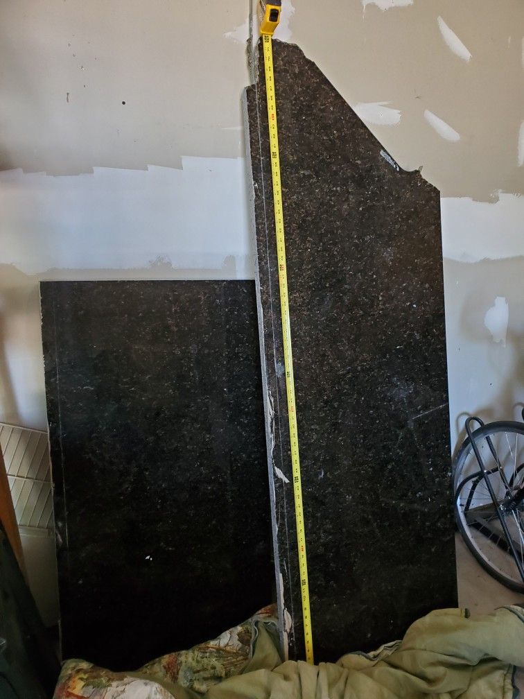 Black Granite Counter Top Remnants