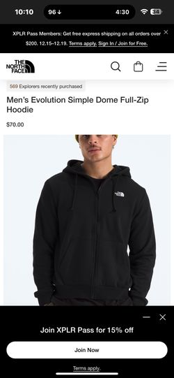 The North Face Men’s Hoodies Large