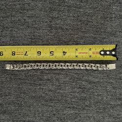 Chino link silver Bracelet