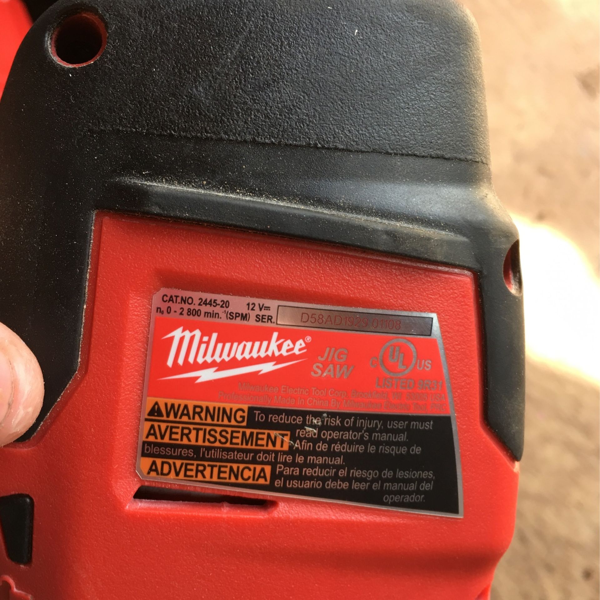 MILWAUKEE M12 JIGSAW for Sale in Spring Valley, CA OfferUp