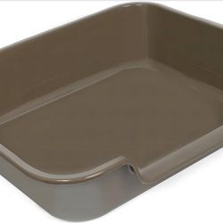 1 Pack Extra Large Dog Litter Box Pan Tray (ABS Material), Low Entry Jumbo Senior Litter Boxes for Multiple Kitten Big Cats, Pet Safe Indoor Dog Potty