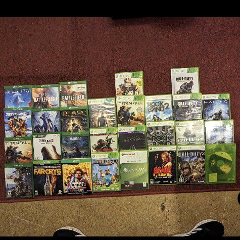 Xbox Games.  360/One/Series S/Series X