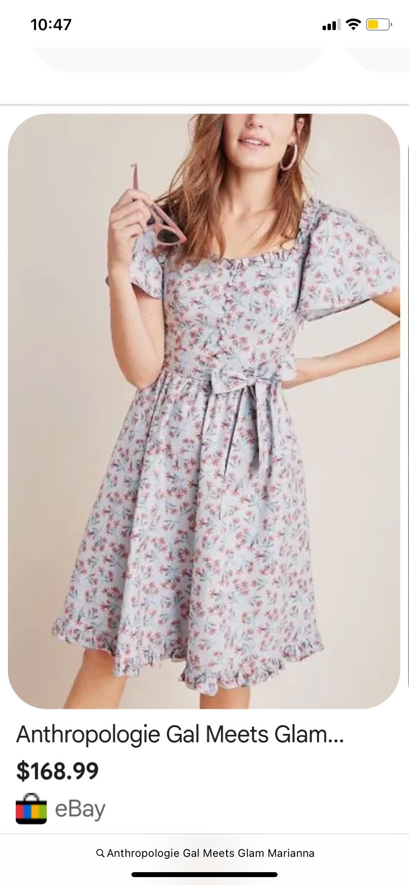 Anthropologie Gal Meets Glam Dress