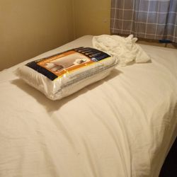 Bedpaid 1000,unused ever pillow and Pad